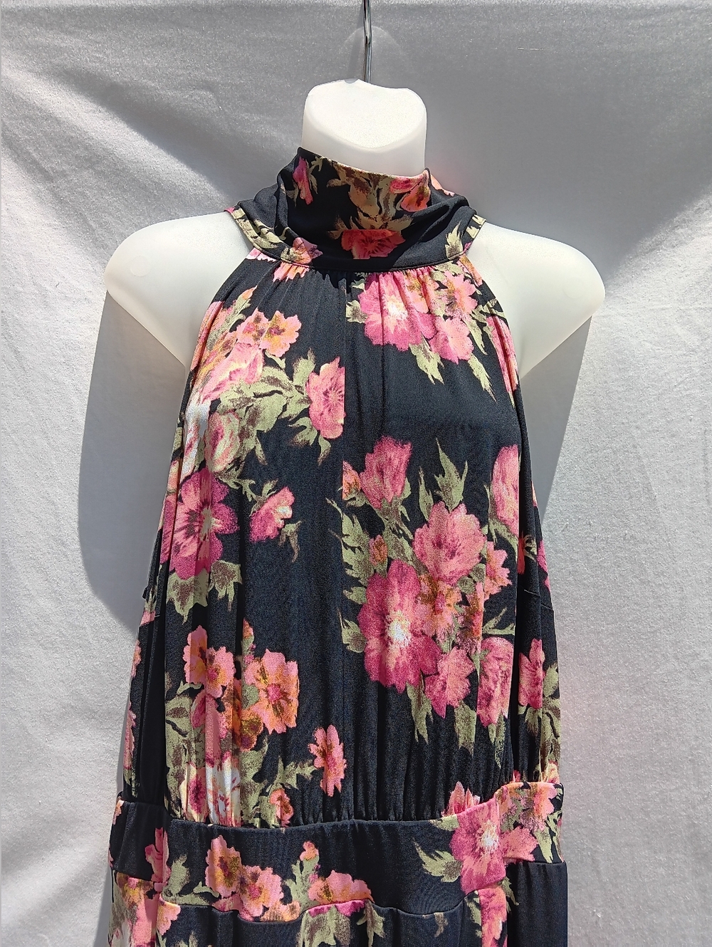 Lane Bryant Elegant Tie Halter Maxi Dress 18/20 As Seen On The Knot - Picture 2 of 13
